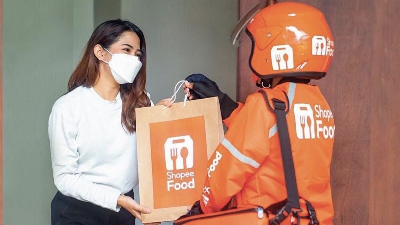 Mũ bảo hiểm Shopee Food thiết kế chắc chắn