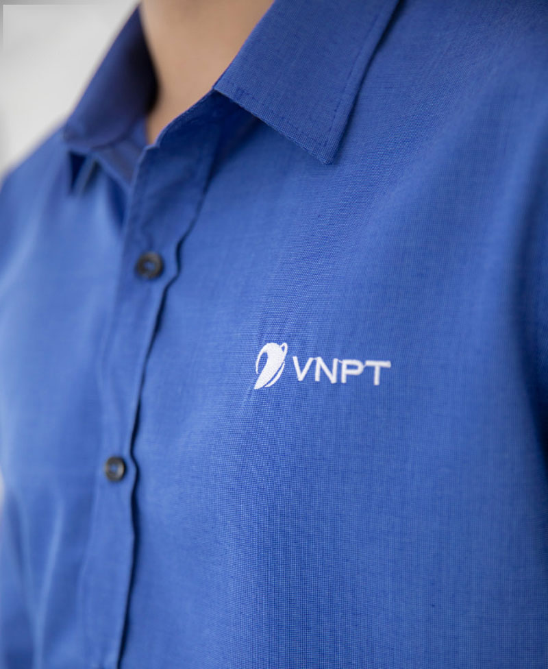 logo và màu sắc đồng phục thương hiệu VNPT