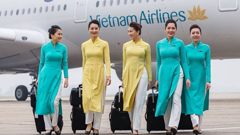 Đồng phục tiếp viên nữ Vietnam Airlines
