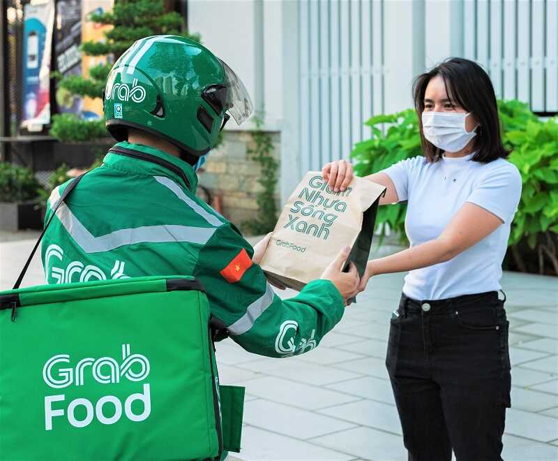 Đồng phục xe ôm GrabFood đảm bảo an toàn cho nhân viên