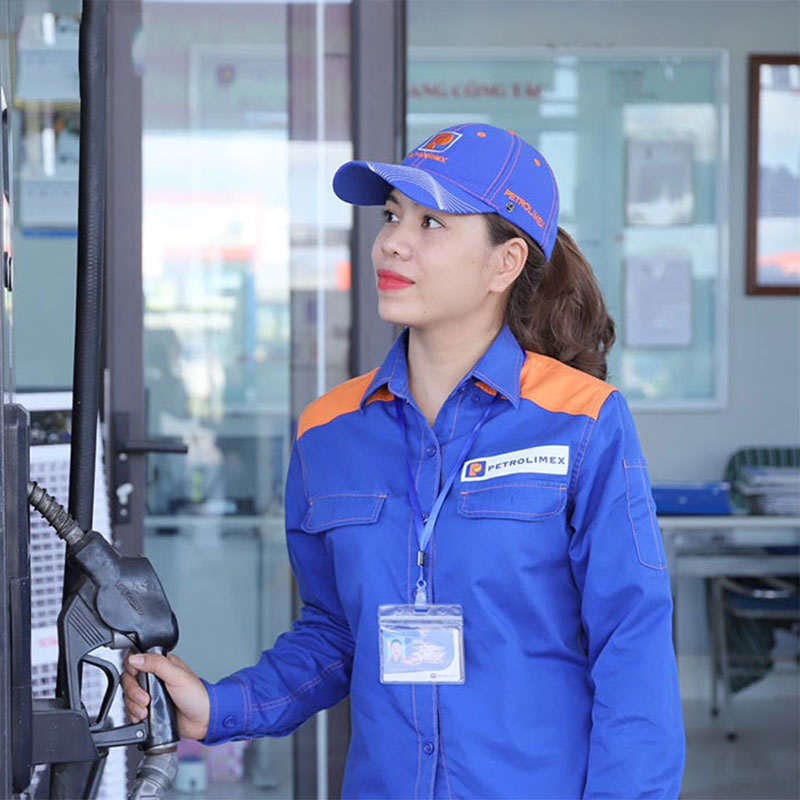 Mũ đồng phục xăng dầu Petrolimex