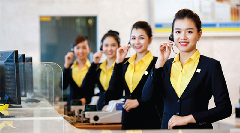 Đồng phục vest cho nhân viên nữ ngân hàng Nam Á