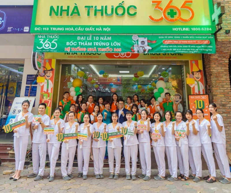 Đồng phục của dược sĩ Nhà thuốc 365