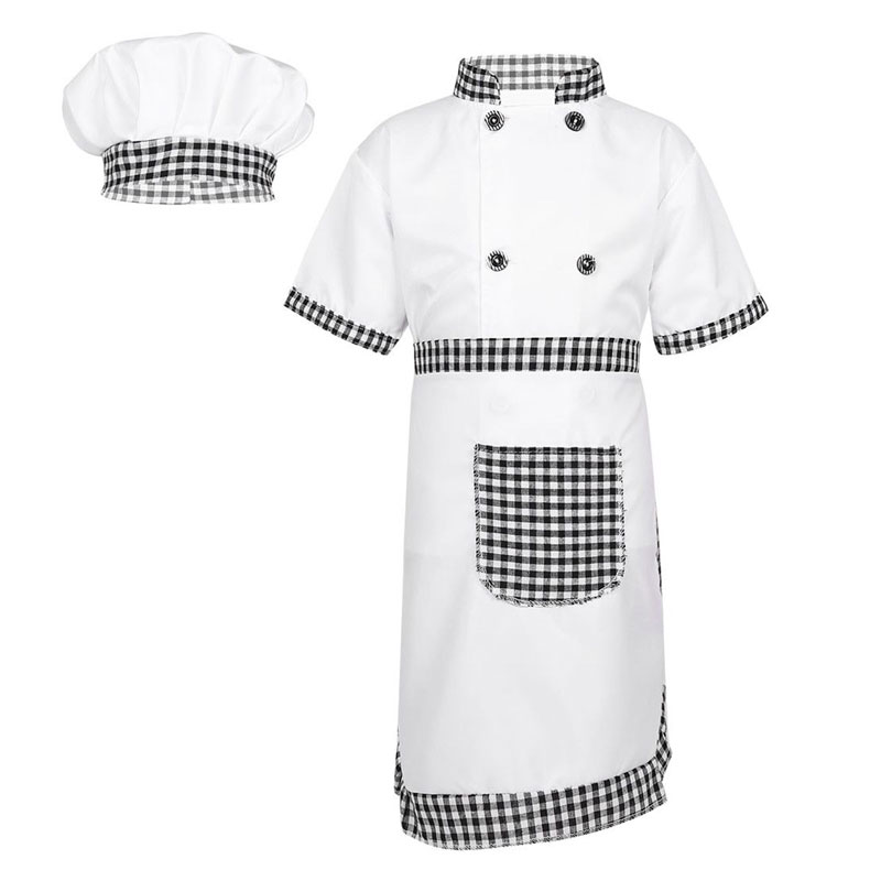 Váy áo làm bếp cho bé
