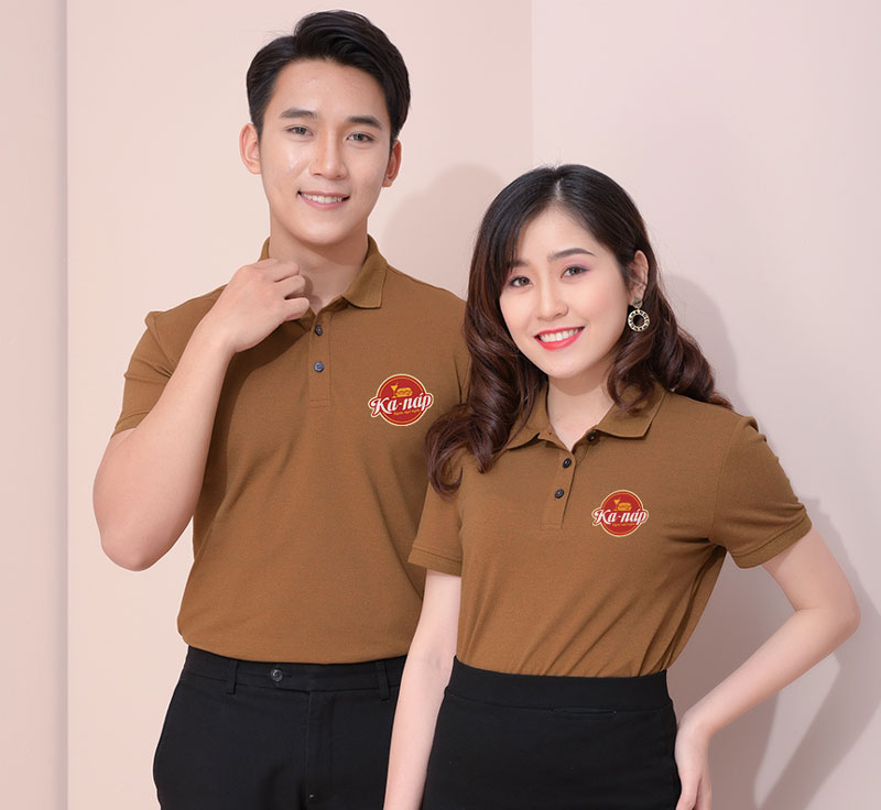 Các vị trí in áo đồng phục phổ biến