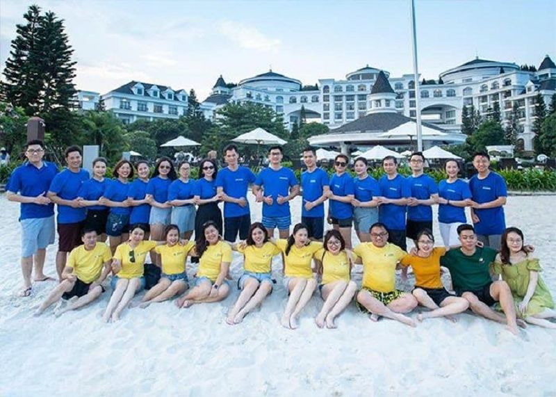 Áo thun đồng phục GP Bank cổ tròn năng động