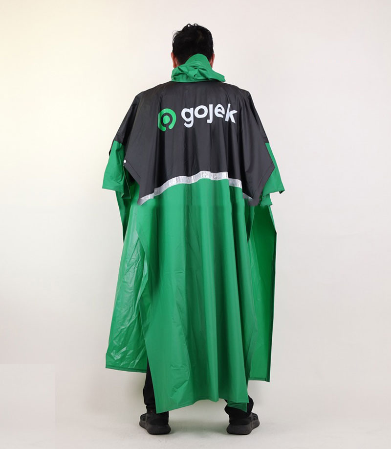 Áo mưa đồng phục tài xế Gojek