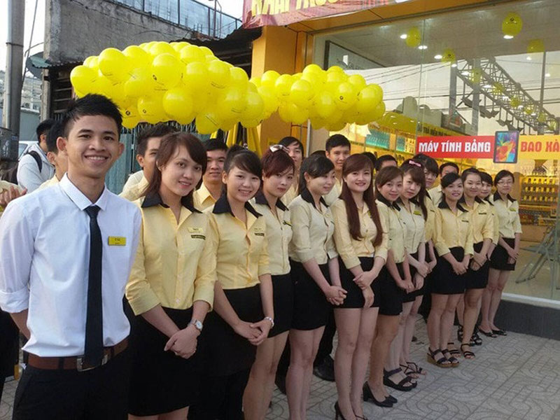 Áo sơ mi đồng phục Thế Giới Di Động