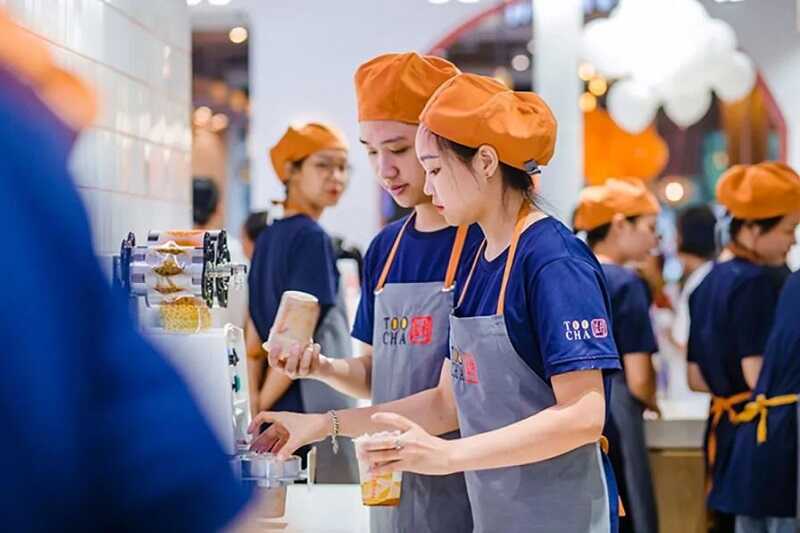 Top 3+ thiết kế đồng phục trà sữa Toocha đẹp