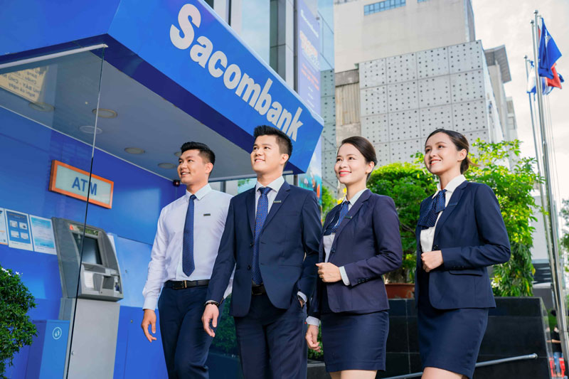Đồng phục đầm Sacombank