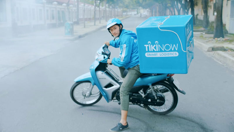 Đồng phục áo khoác giao hàng Tiki