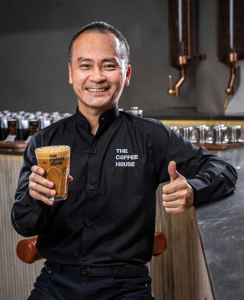 Áo sơ mi cổ tàu The Coffee House