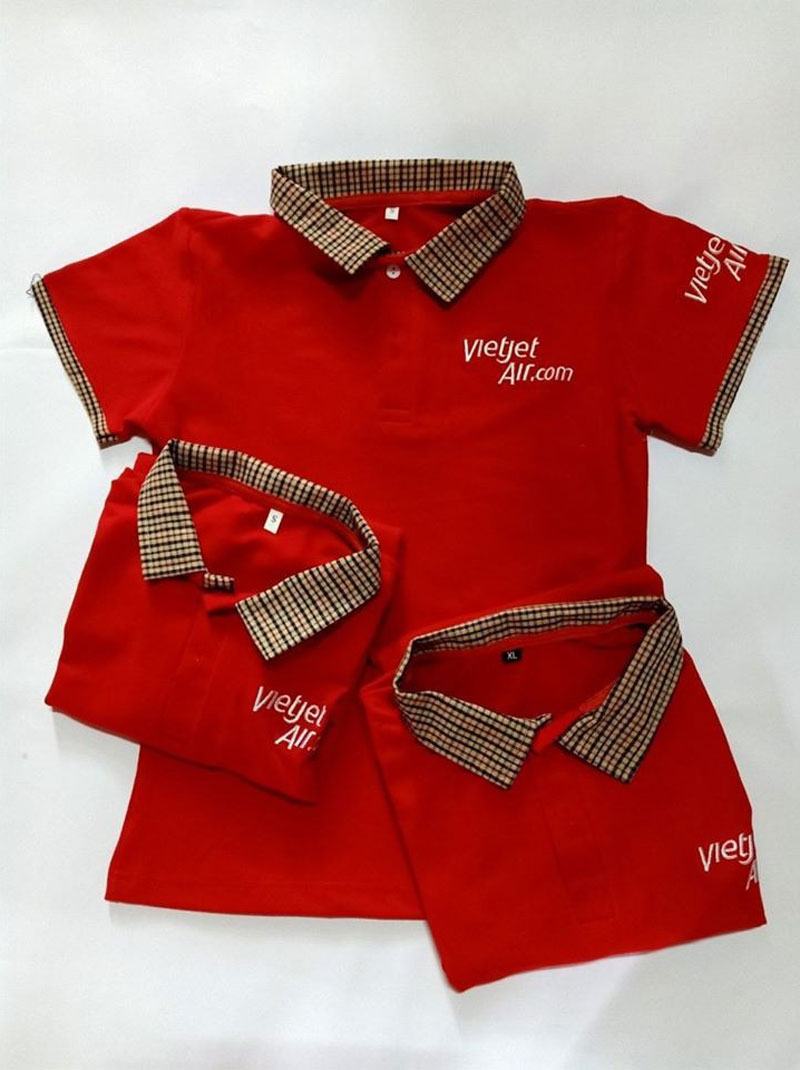 Áo thun đồng phục Vietjet Air