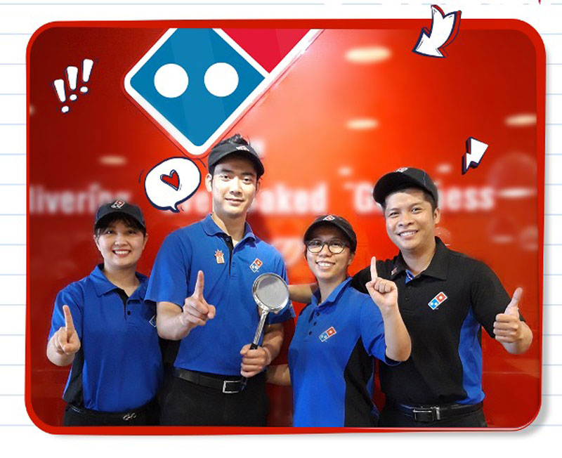 đồng phục Domino’s Pizza