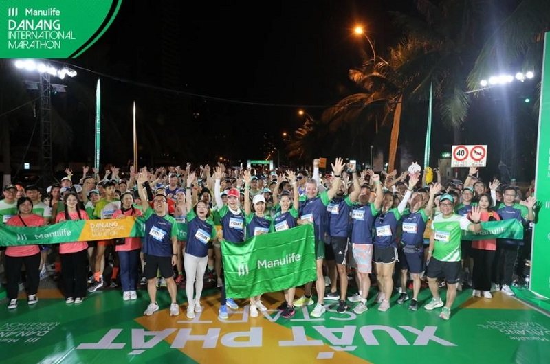 Đồng phục giải chạy cho nhân viên Manu Life