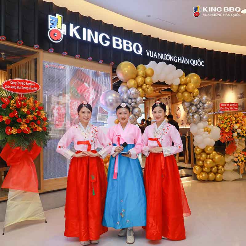 Mẫu đồng phục nhân viên lễ tân King BBQ