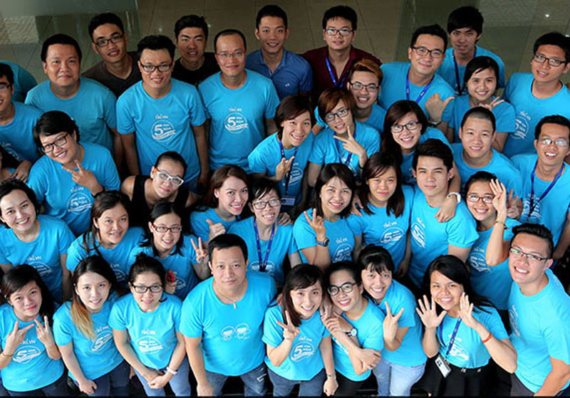 Mặc đồng phục Tiki giúp nâng cao tinh thần đoàn kết