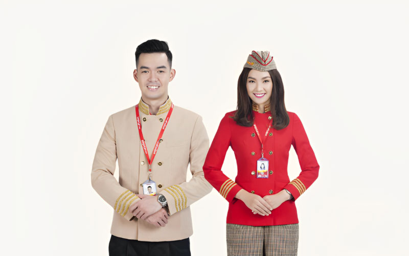 Đồng phục dài tay Vietjet