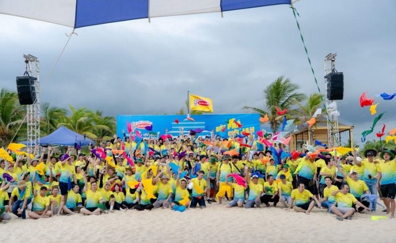 Đồng phục áo thun Acecook team building nổi bật