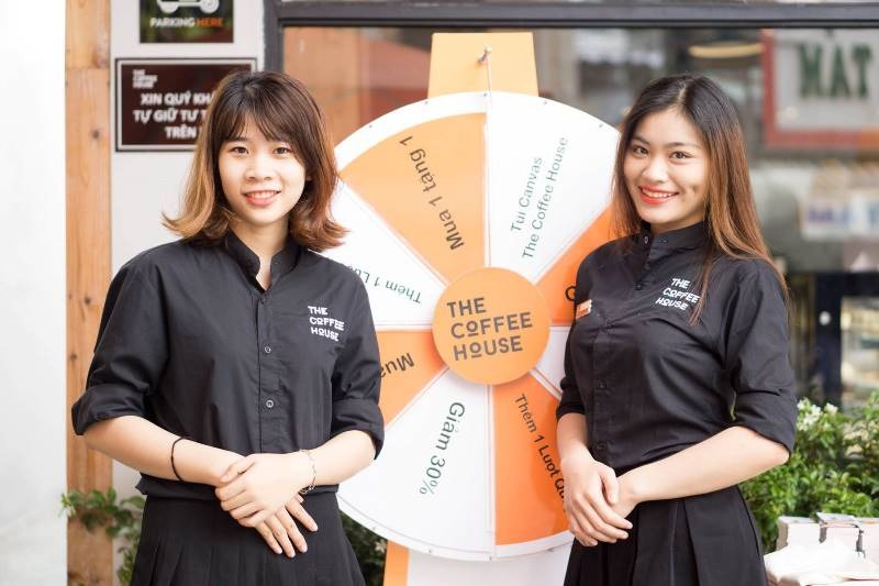Đồng phục The Coffee House trẻ trung, lịch sự