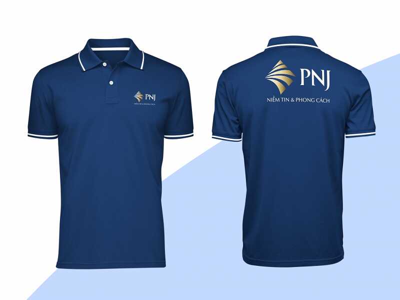 In logo lên đồng phục công sở tại Phú Yên cho khách hàng