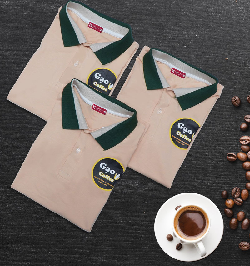 Áo đồng phục quán cà phê
