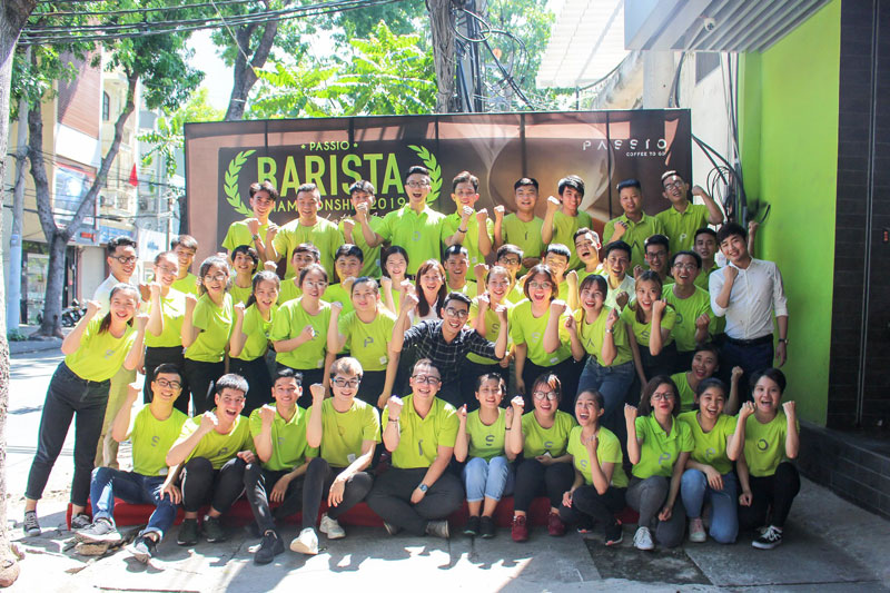 Đồng phục Passio Coffee nâng cao tinh thần đoàn kết