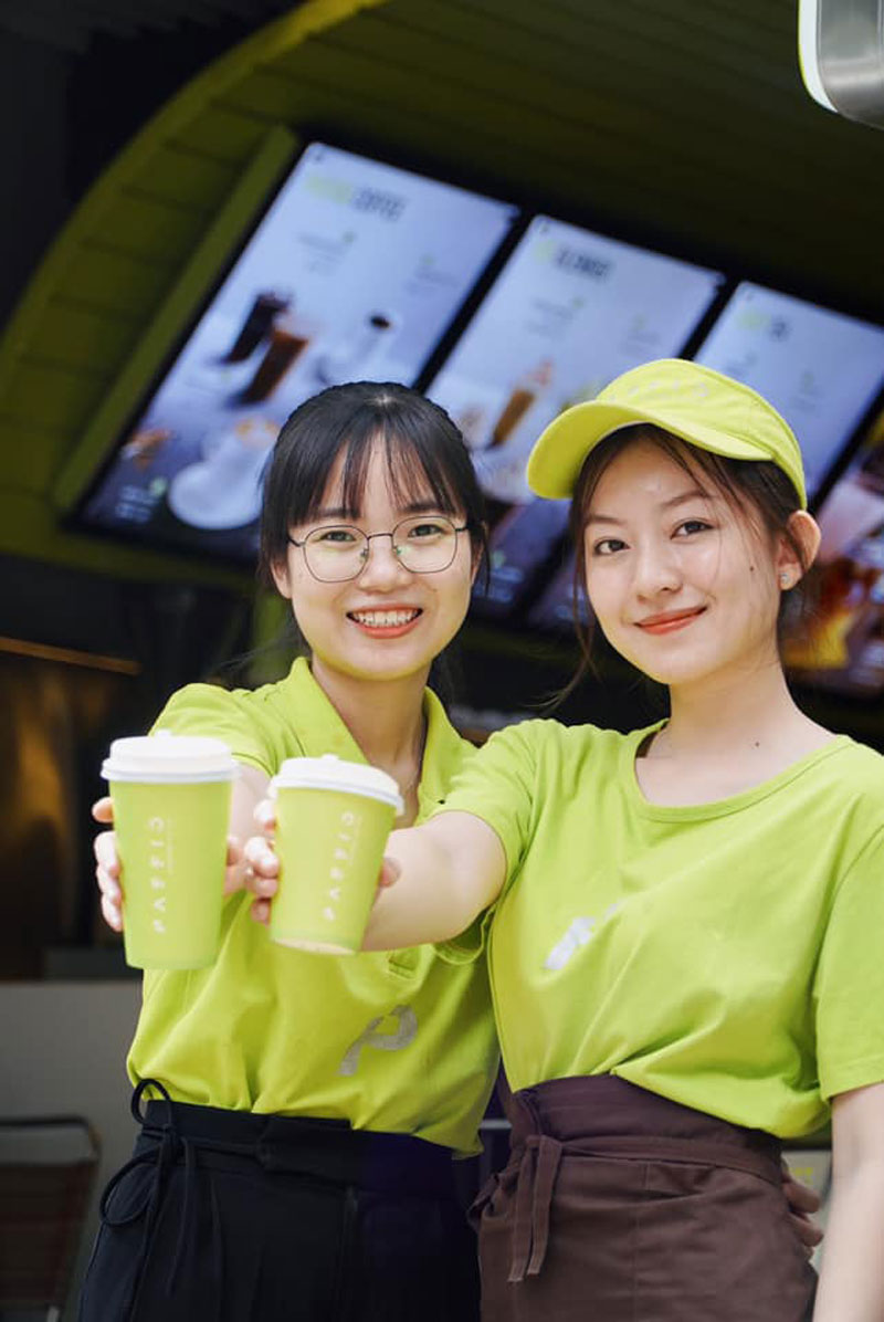 Xưởng đặt may đồng phục thương hiệu Passio Coffee