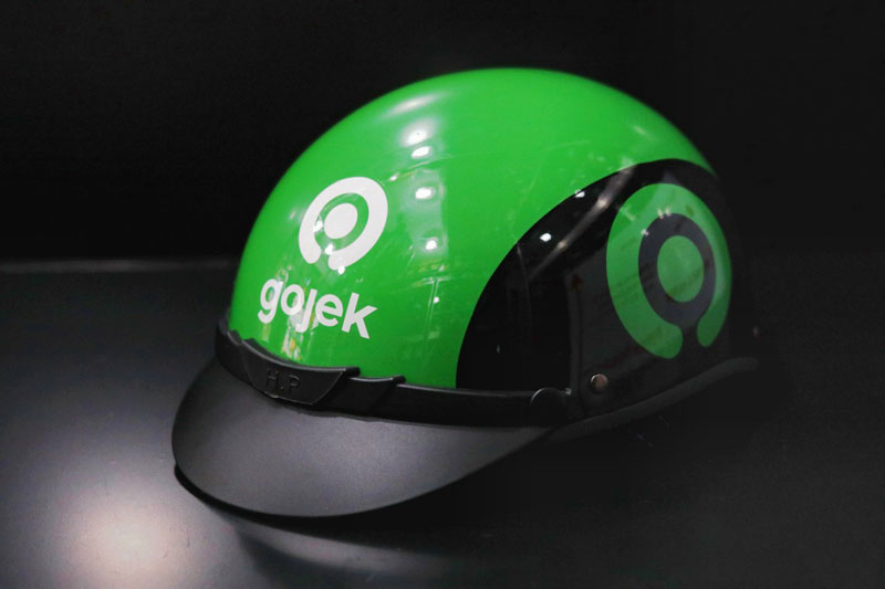 Đồng phục mũ bảo hiểm Gojek