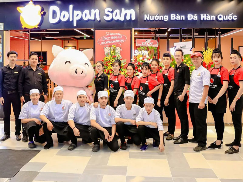 Tạp dề đồng phục Dolpan Sam