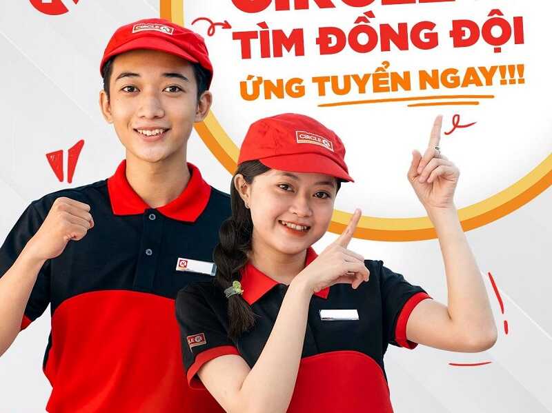 Đồng phục Circle K giúp nâng cao tinh thần làm việc cho nhân viên