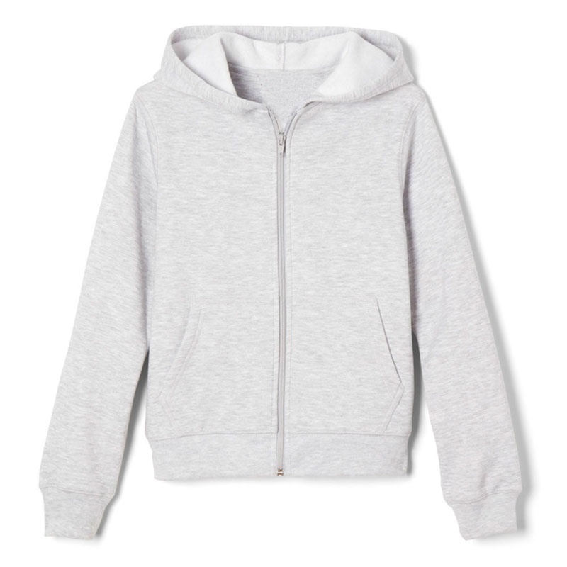 Đồng phục áo khoác nỉ có mũ màu trắng