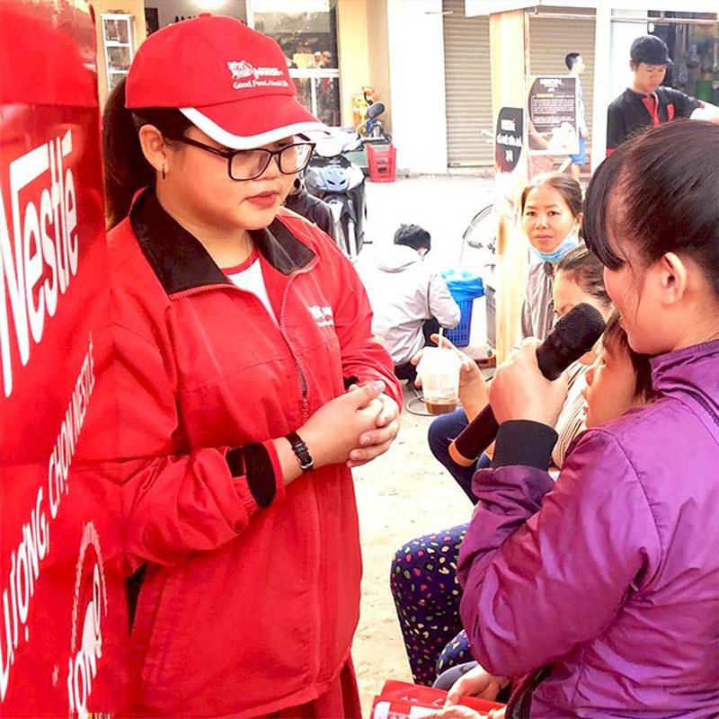 Áo khoác đồng phục Nestlé