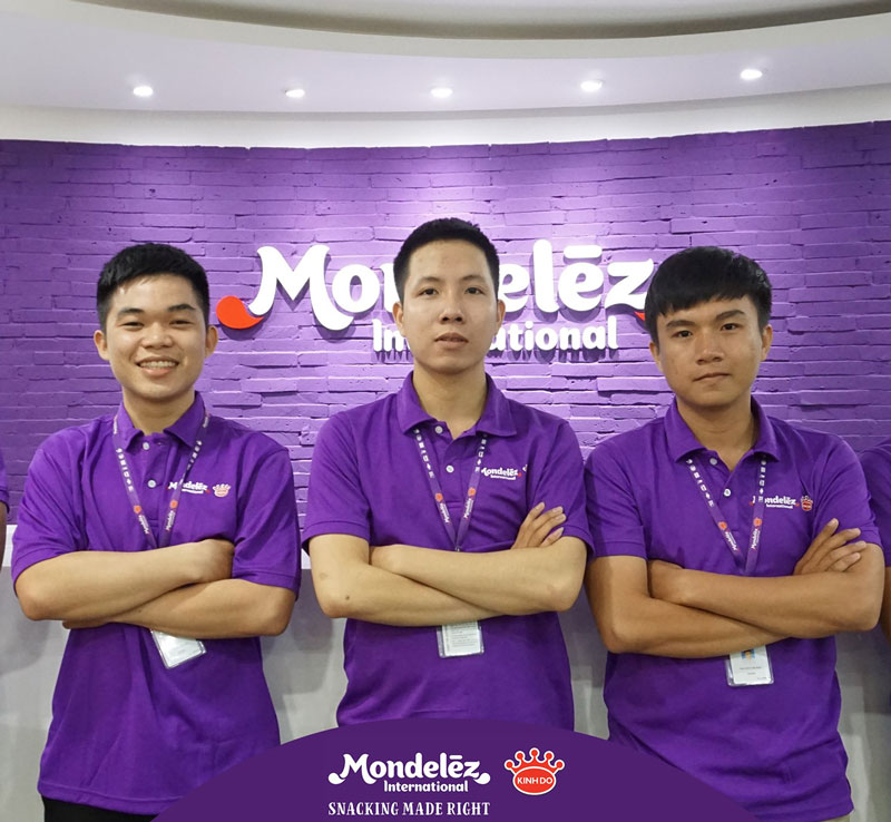Đồng phục áo thun có cổ Mondelez