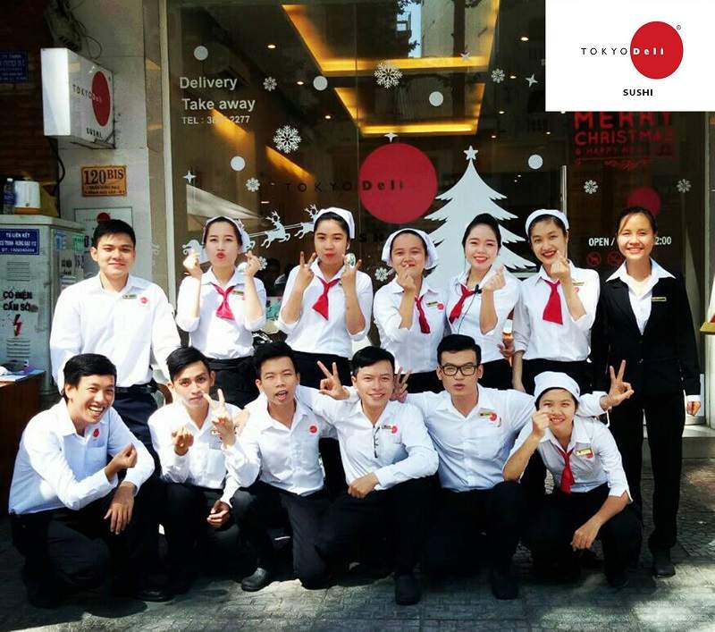 Top 3+ mẫu đồng phục nhà hàng Tokyo Deli chuyên nghiệp