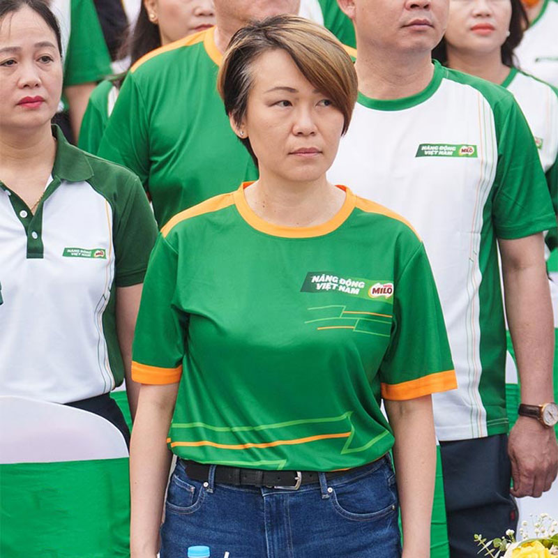 Đồng phục áo thun cổ tròn Nestle