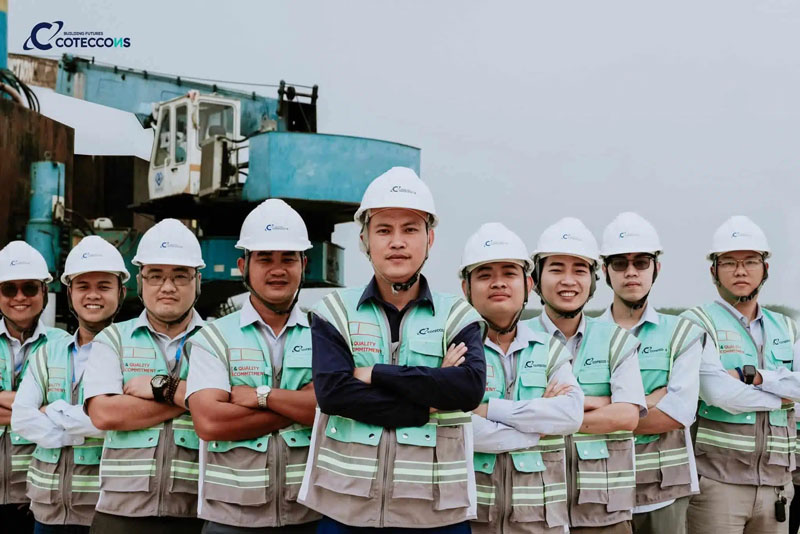 Đồng phục Coteccons: Sự kết hợp hoàn hảo giữa an toàn và phong cách hiện đại