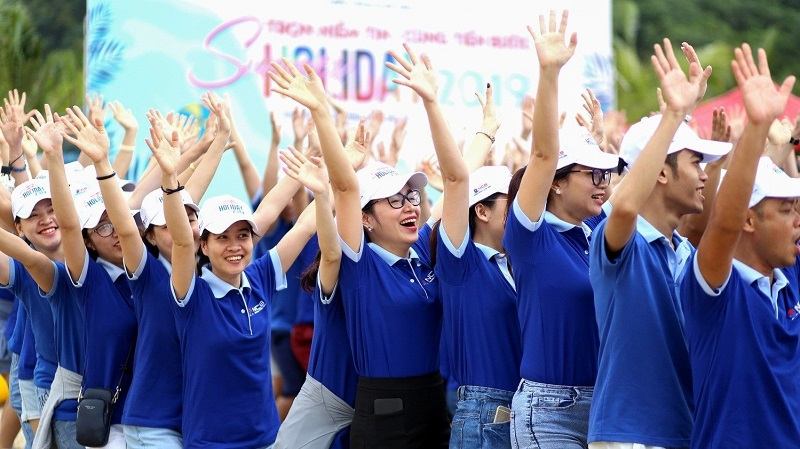 Áo polo đồng phục NCB thiết kế trẻ trung