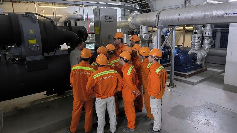 Đồ bảo hộ tập đoàn BIM Group có màu sắc dễ nhận diện