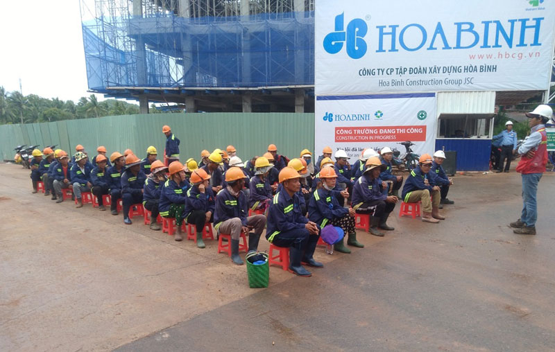 Đồng phục bảo hộ lao động Hoa Binh Construction Group