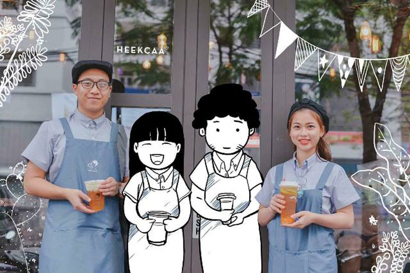 Mẫu đồng phục sơ mi cộc tay Heekcaa