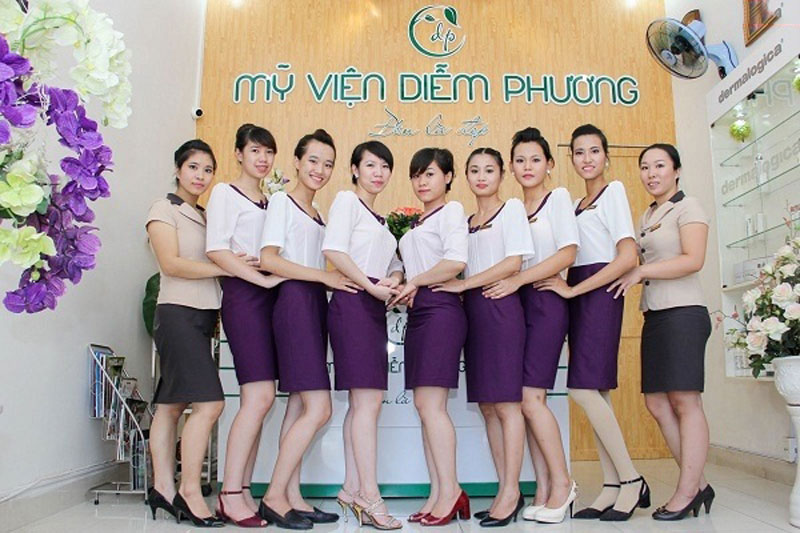 Trang phục thẩm mỹ viện đồng phục Diễm Phương