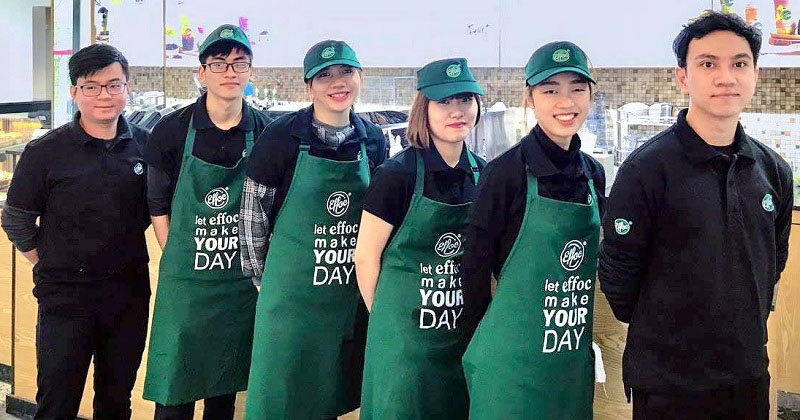 Đồng phục áo sơ mi Effoc Coffee