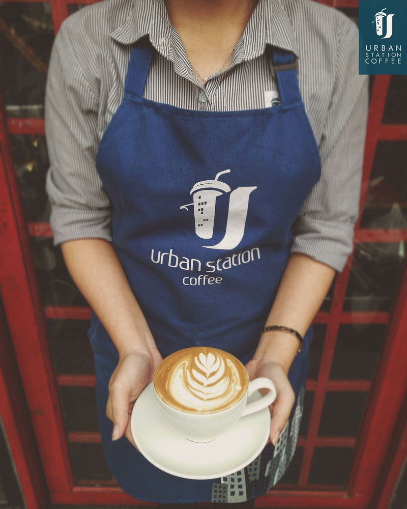 May đồng phục quán cà phê Urban Station