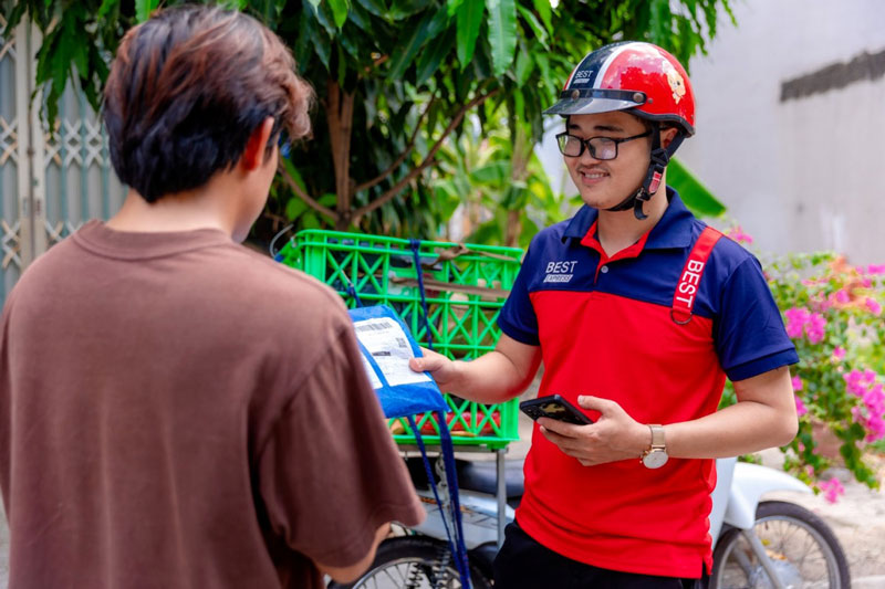 Mũ bảo hiểm đồng phục Best Express