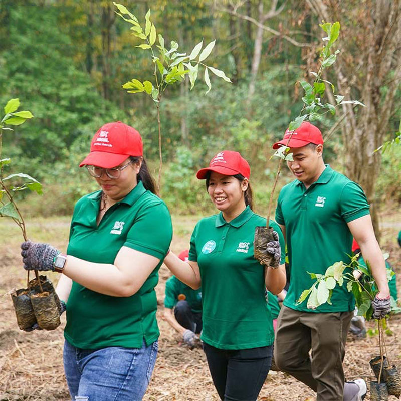 Mũ đồng phục Nestlé