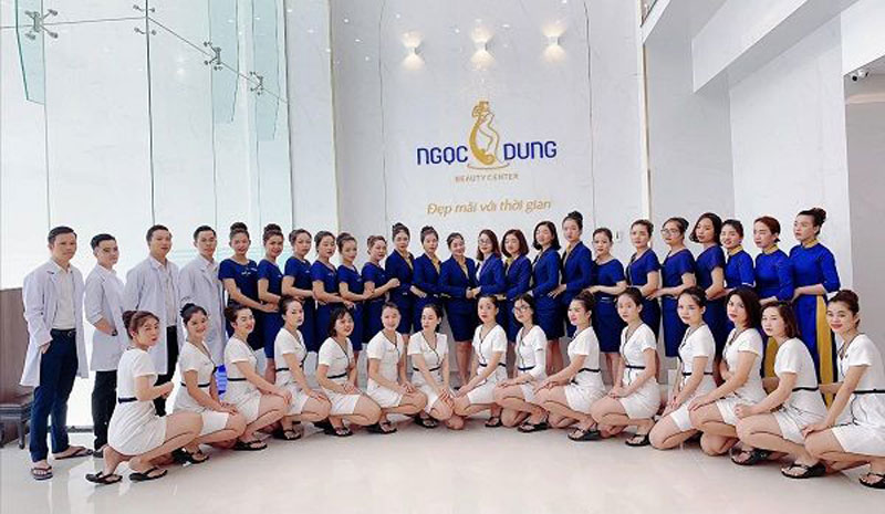 hẩm mỹ viện Ngọc Dung đồng phục