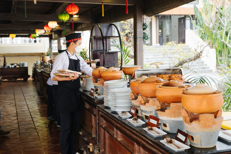 Áo bếp đồng phục Victoria Hoi An Resort