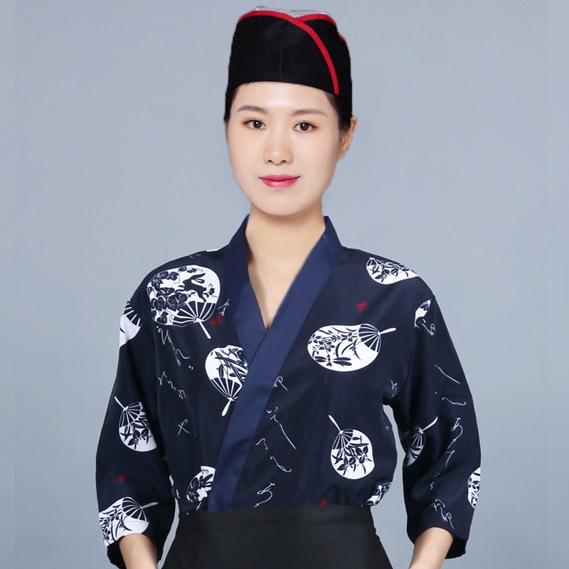 Mẫu áo bếp nữ kiểu Nhật trẻ trung, khác biệt