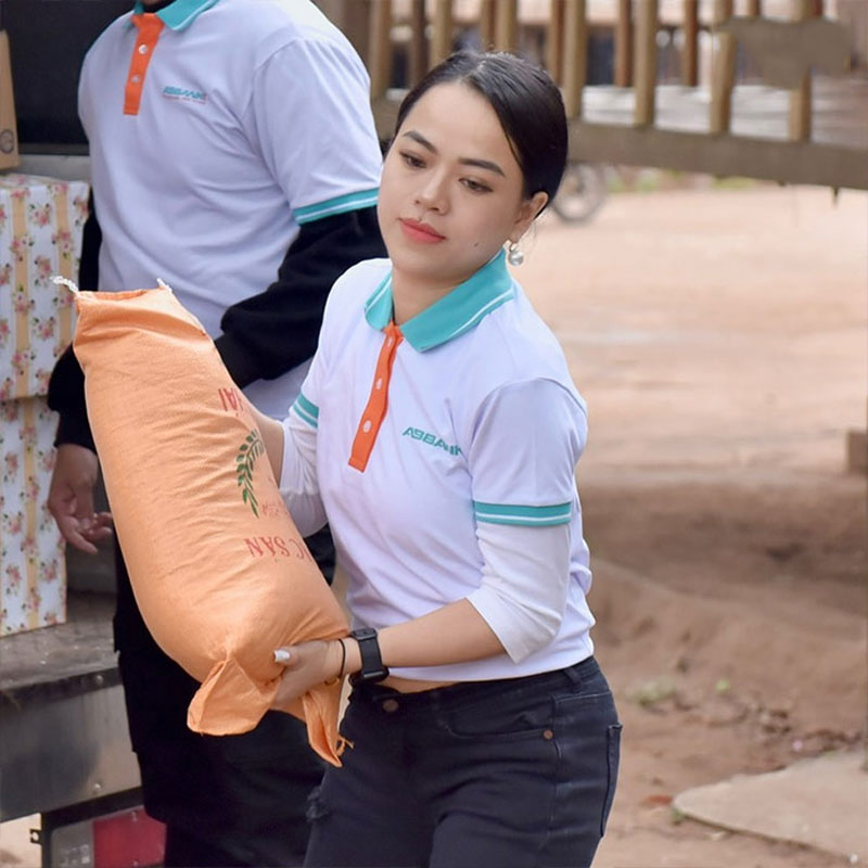 Áo thun đồng phục AB Bank